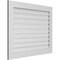 Ekena Millwork Vertical Surface Mount PVC Gable Vent: Functional, w/ 3-1/2"W x 1"P Standard Frame, 40"W x 32"H GVPVE40X3201SF - alternate 2